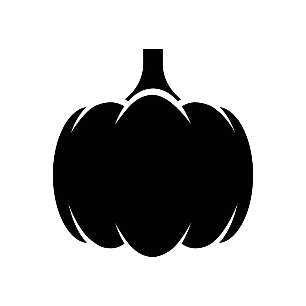 plantilla de diseño de vector de icono de calabaza de halloween
