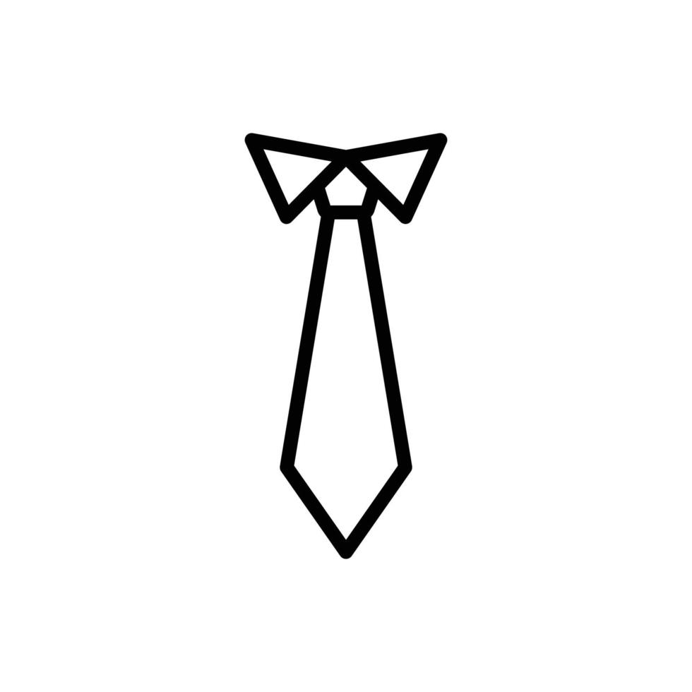 plantilla de diseño de vector de icono de corbata