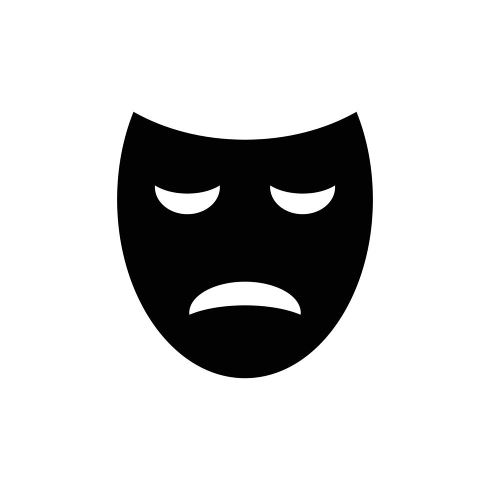 opera mask icon vector design temlate