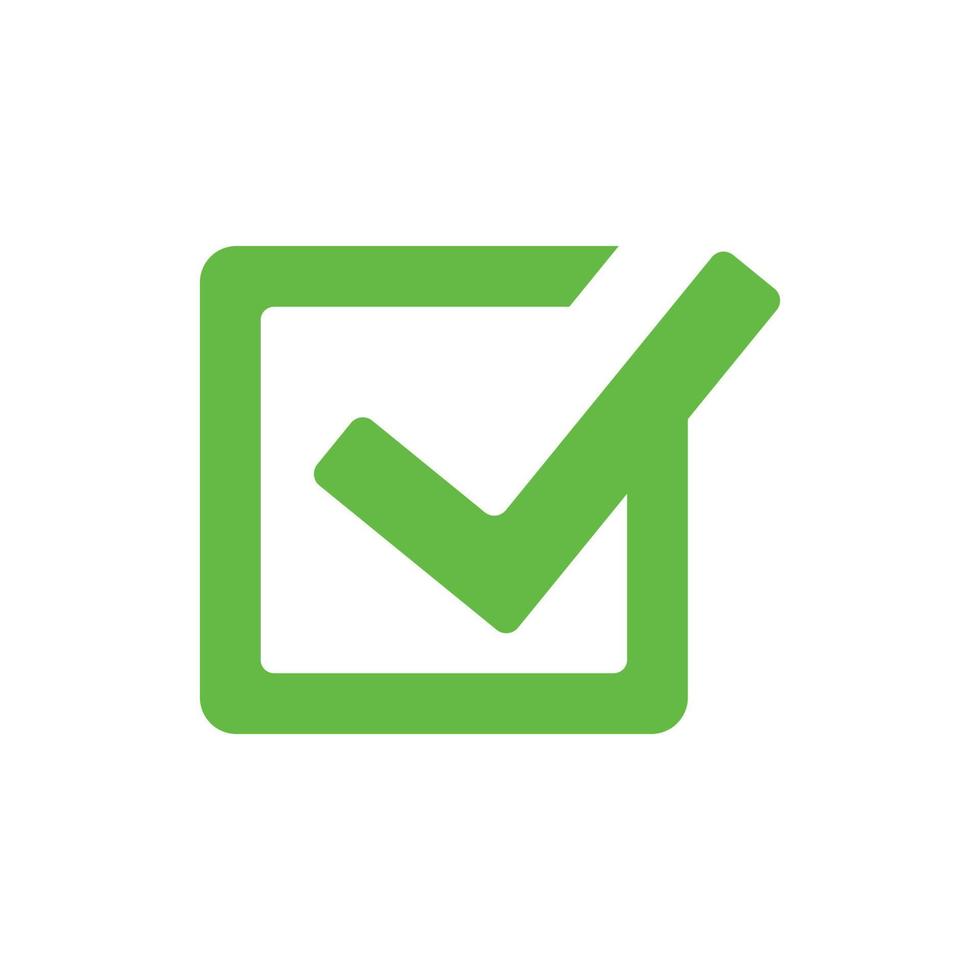 checkmark icon vector design template