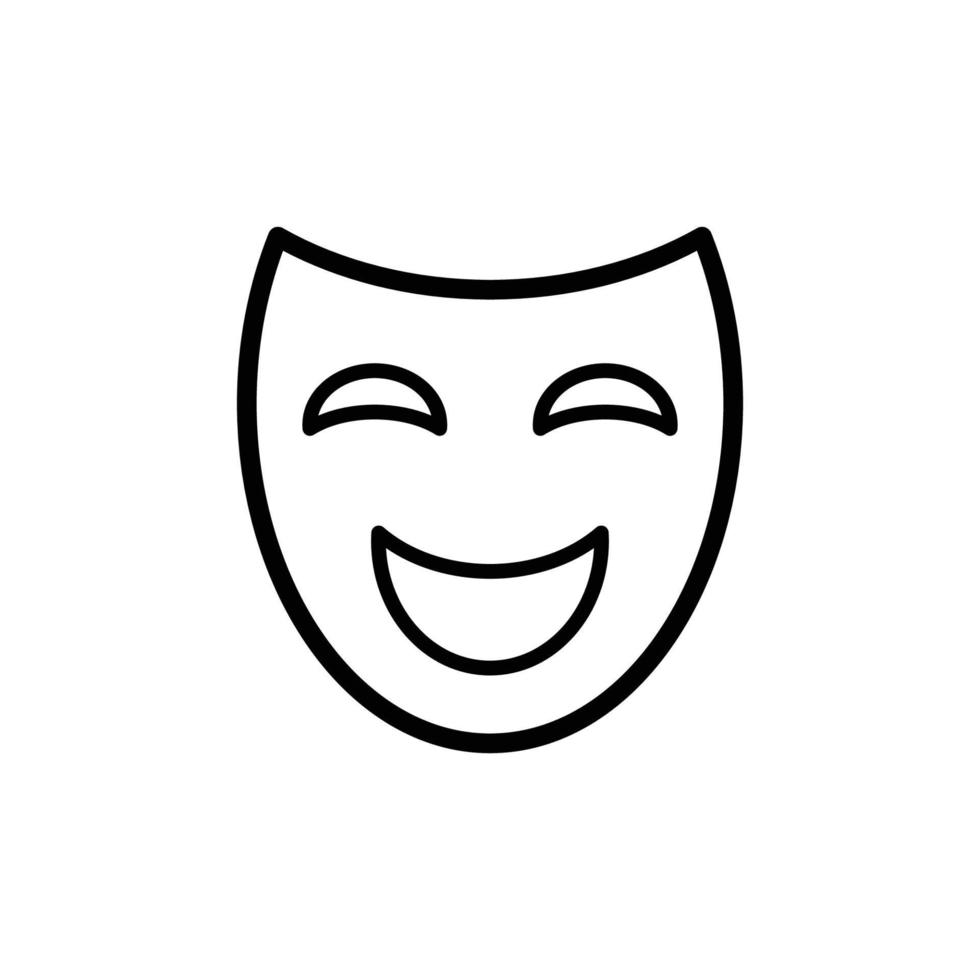 opera mask icon vector design temlate