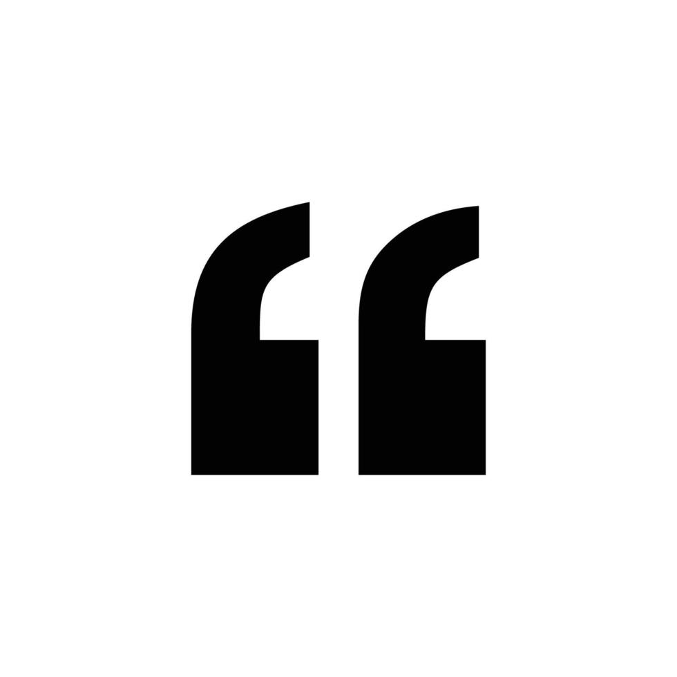 quote icon vector design template