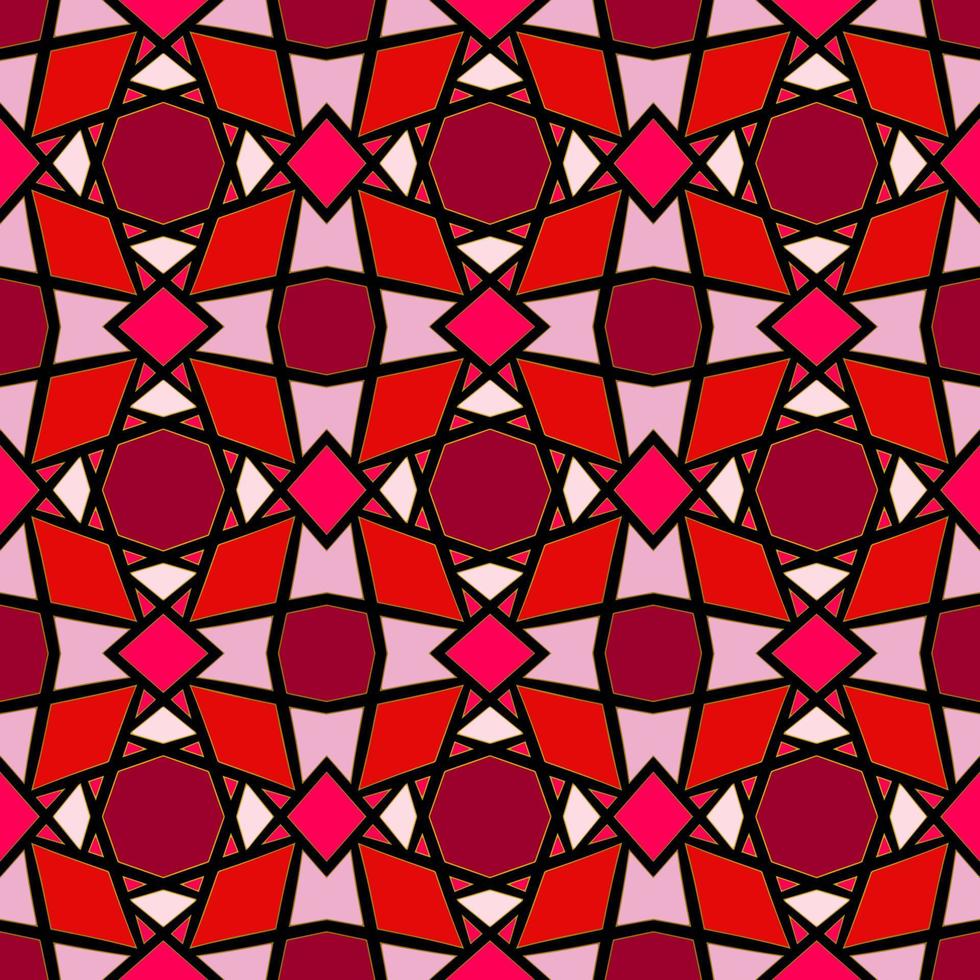 patrón transparente marroquí multicolor. fondo islámico árabe tradicional. estilo vintage, turco, indio ideal para moqueta, cerámica, azulejos. ilustración vectorial vector