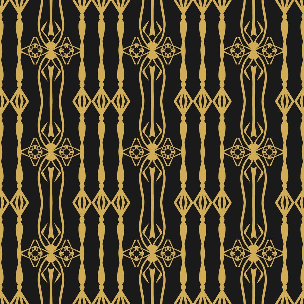 Geometric Seamless Pattern with Tribal Shape. Designed in Ikat, Boho, Aztec, Folk, Motif, Luxury Arabic Style. Ideal for Fabric Garment, Ceramics, Wallpaper. Vector Illustration