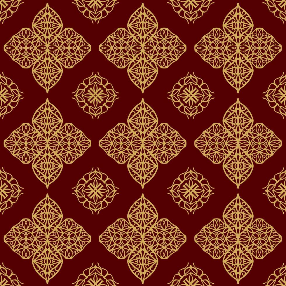 Geometric Seamless Pattern with Tribal Shape. Designed in Ikat, Boho, Aztec, Folk, Motif, Luxury Arabic Style. Ideal for Fabric Garment, Ceramics, Wallpaper. Vector Illustration