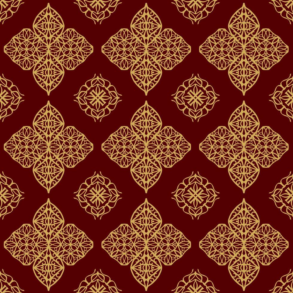 Geometric Seamless Pattern with Tribal Shape. Designed in Ikat, Boho, Aztec, Folk, Motif, Luxury Arabic Style. Ideal for Fabric Garment, Ceramics, Wallpaper. Vector Illustration