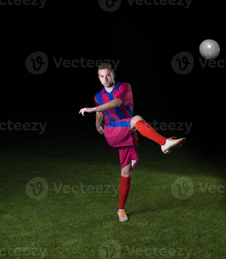 Soccer player view photo