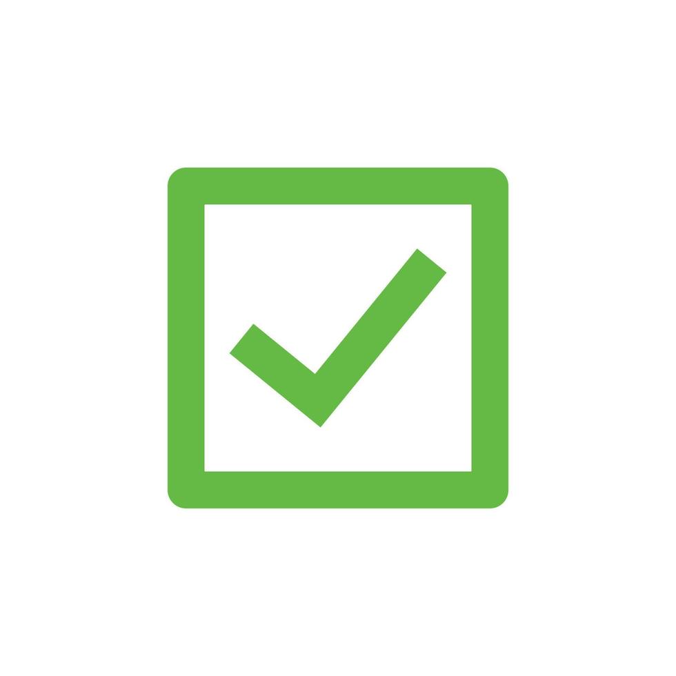 checkmark icon vector design template