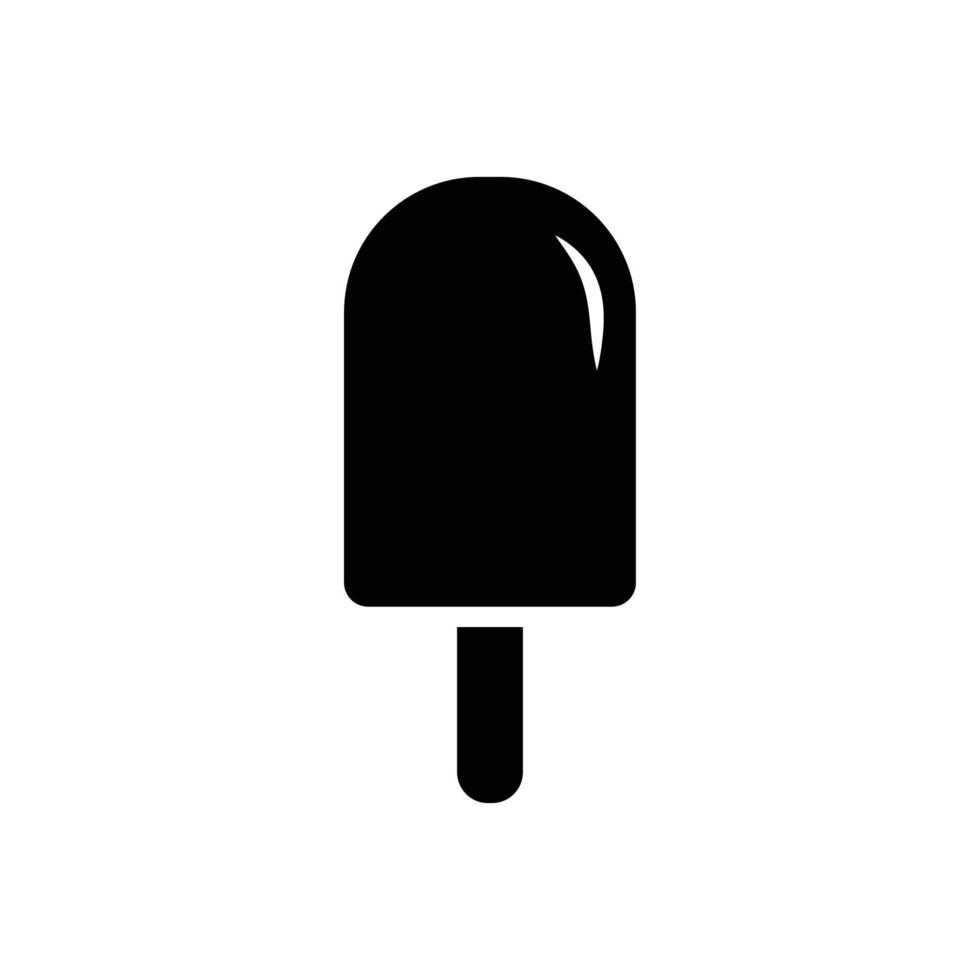 plantilla de diseño de vector de icono de helado