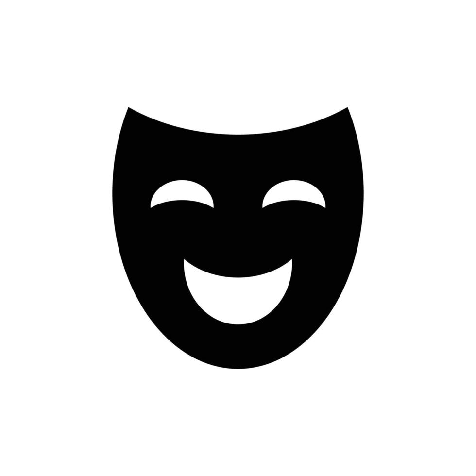 opera mask icon vector design temlate