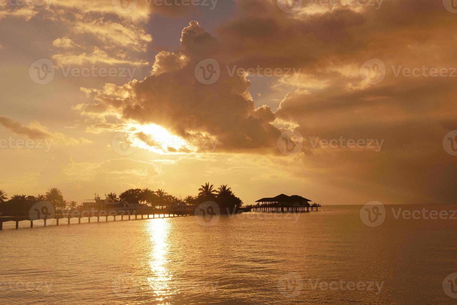 Tropical beach view photo