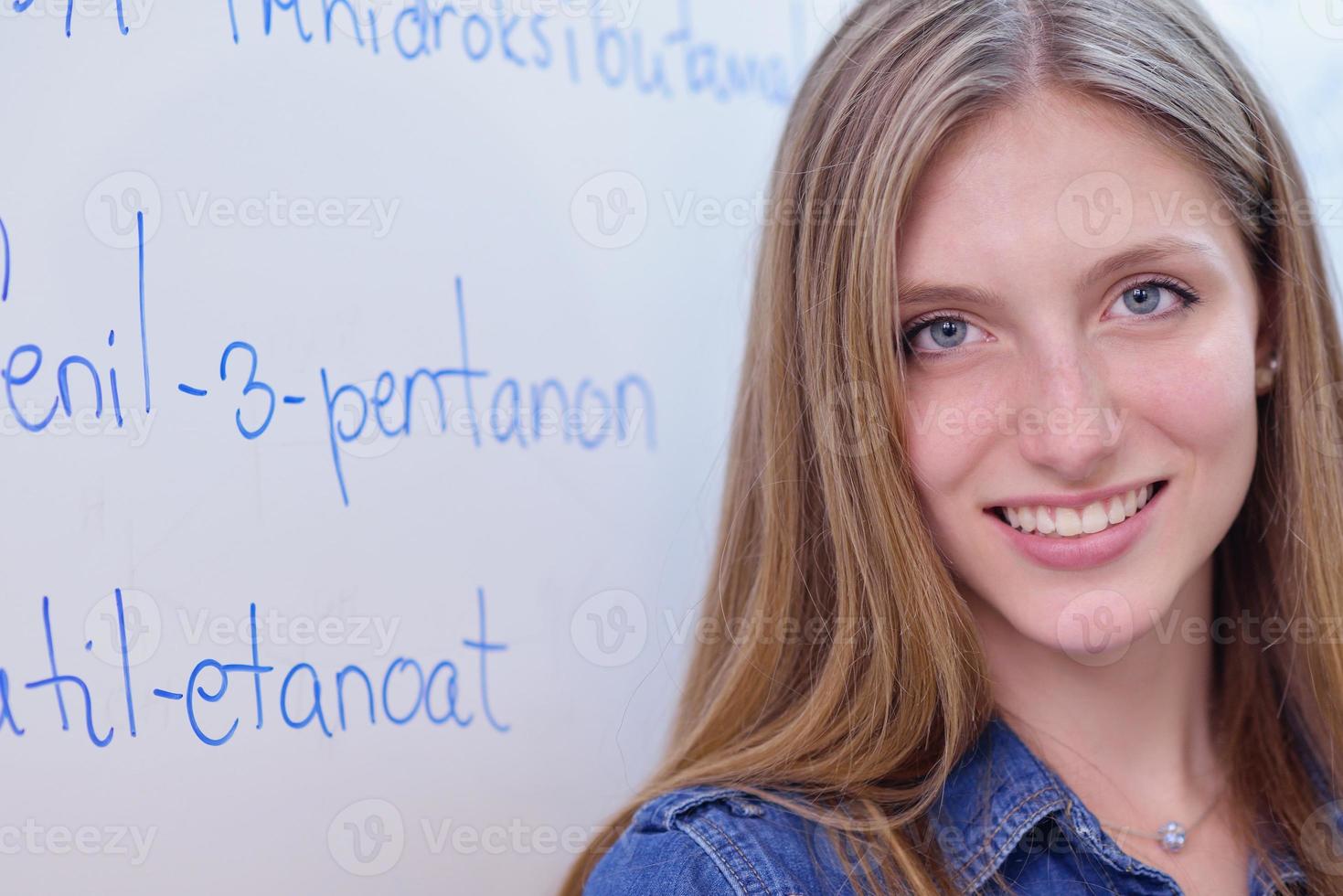 Woman education portrait photo