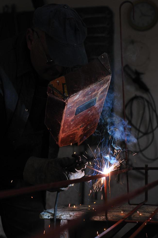 Welder at work photo