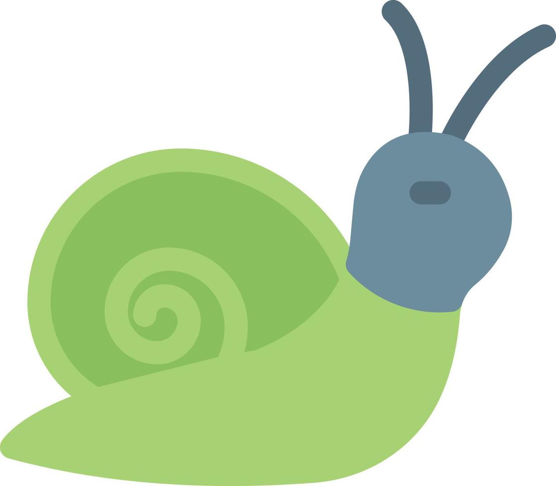 ilustración de vector de caracol en un fondo. símbolos de calidad premium. iconos vectoriales para concepto y diseño gráfico.