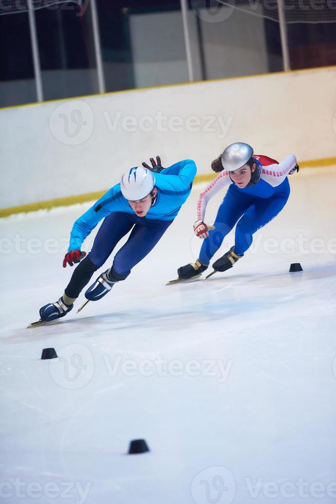 Speed skating view photo