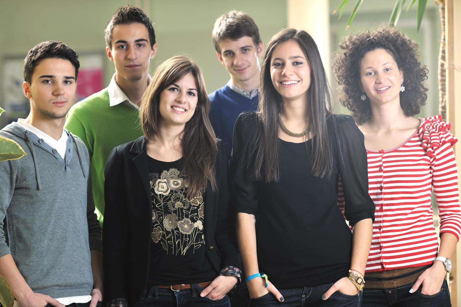 Student group portrait photo