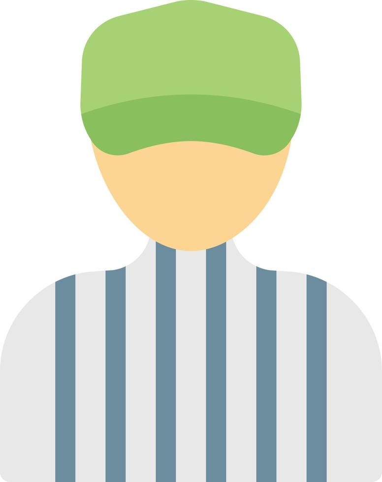 referee vector illustration on a background.Premium quality symbols.vector icons for concept and graphic design.