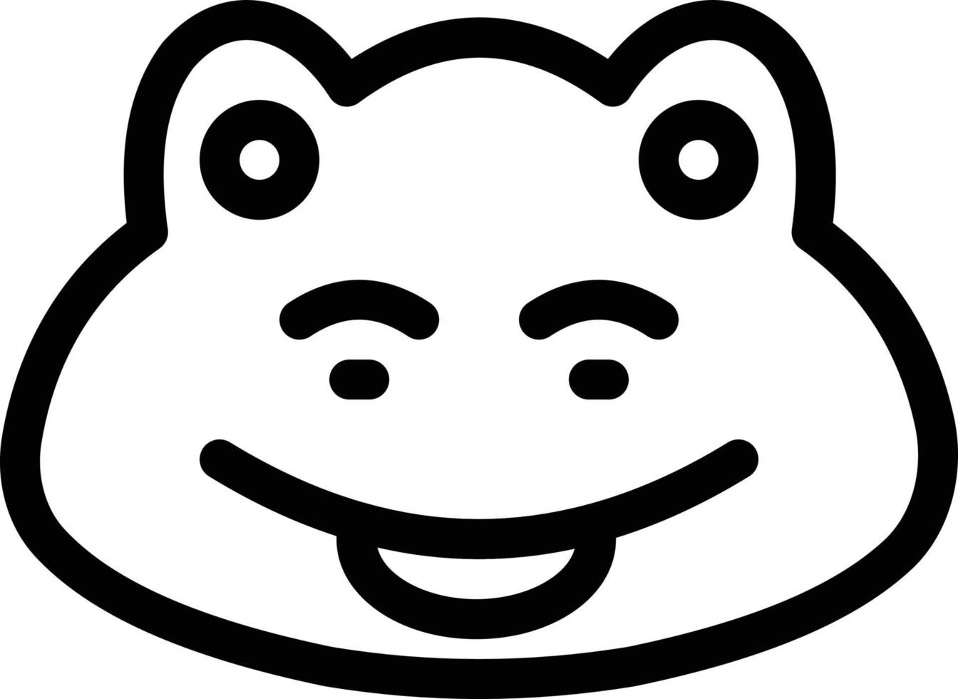 frog vector illustration on a background.Premium quality symbols.vector icons for concept and graphic design.