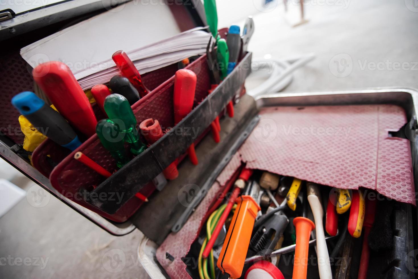 toolbox interior view photo