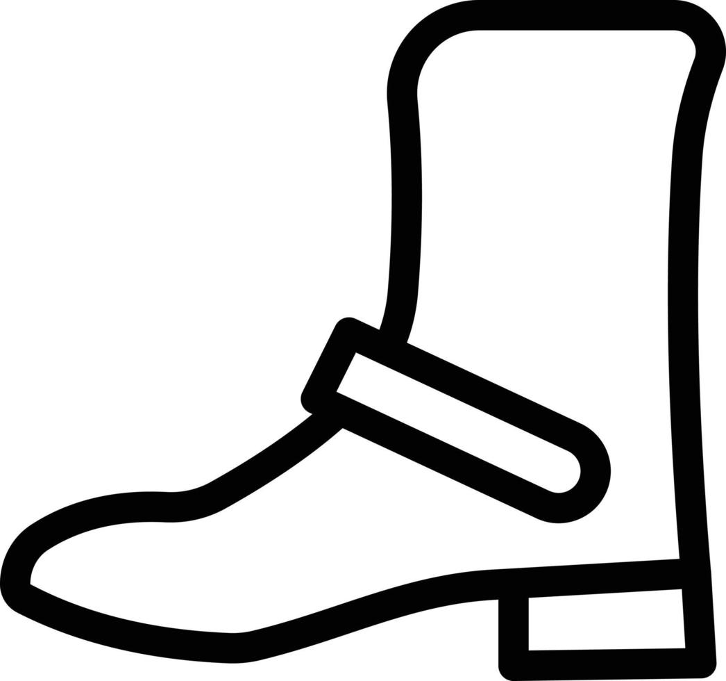 Ilustración de vector de zapato en un fondo. Símbolos de calidad premium. Iconos vectoriales para concepto y diseño gráfico.