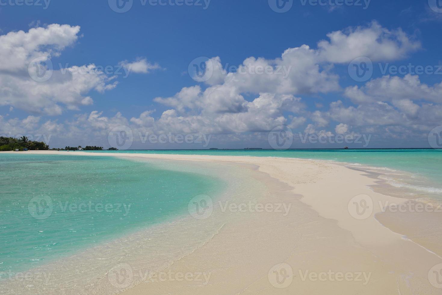 Tropical beach view photo
