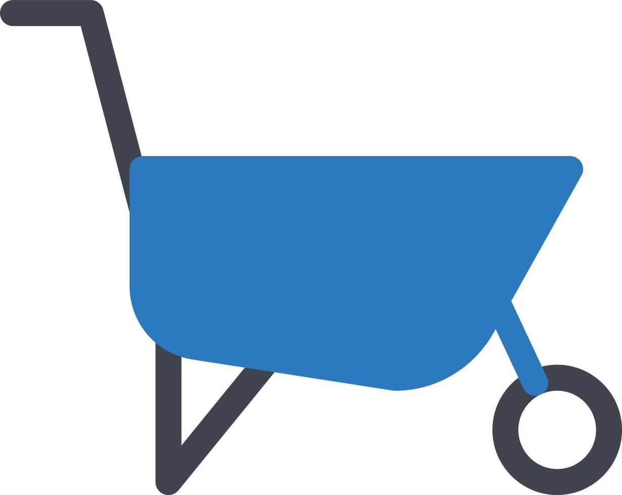 wheelbarrow vector illustration on a background.Premium quality symbols.vector icons for concept and graphic design.