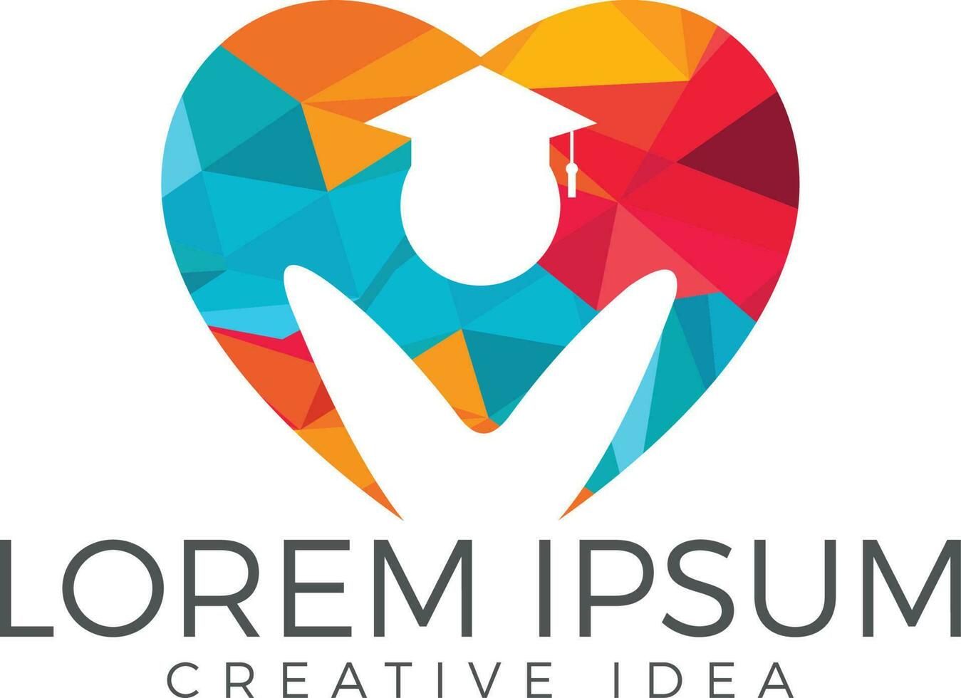 Student Logo design. Education Logo. Institutional and educational vector logo design.
