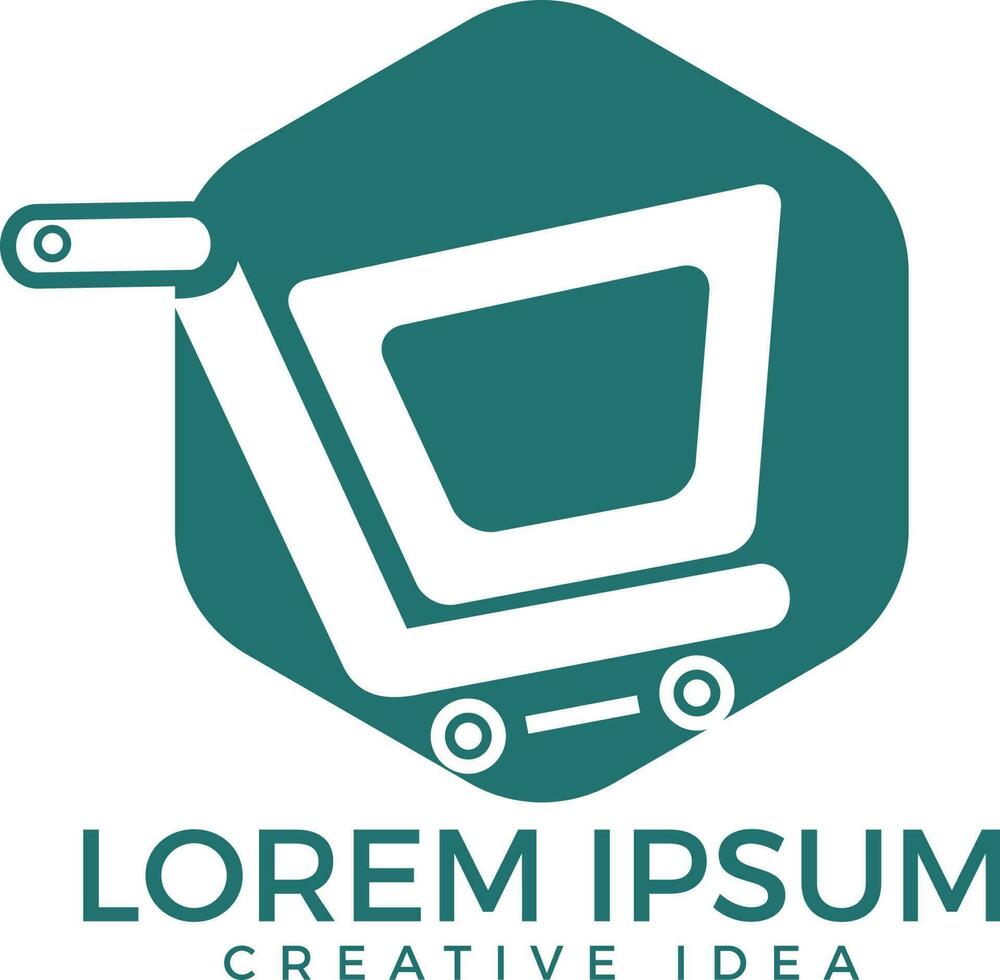 Shopping cart vector logo design. Online shopping app icon. 11624909