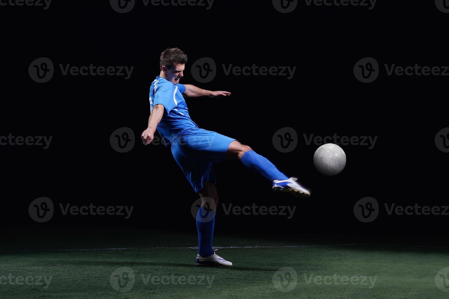 Soccer player view photo