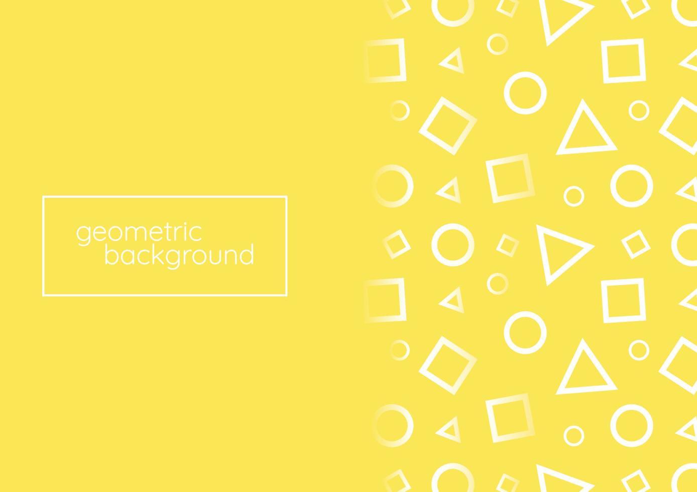 memphis seamless pattern yellow background design for website background vector