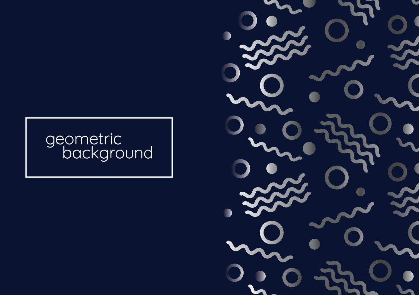 memphis seamless dark blue background design for website background vector