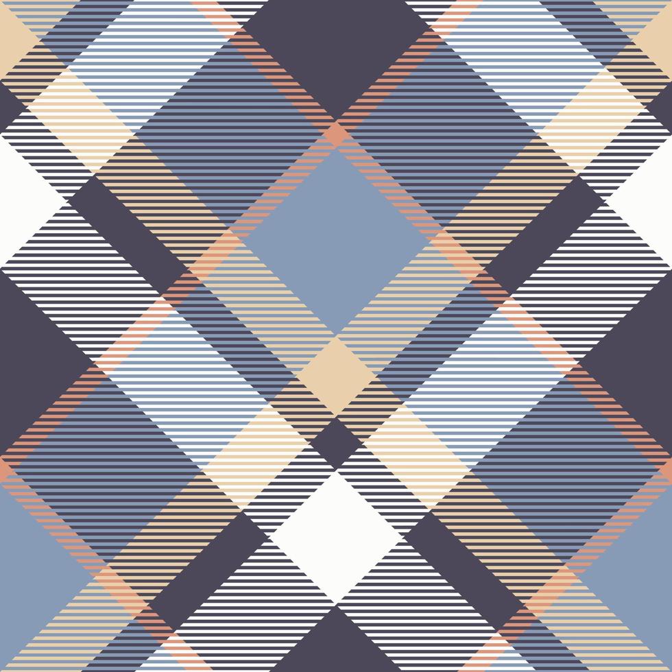 Plaid pattern vector. Check fabric texture. Seamless textile design for
