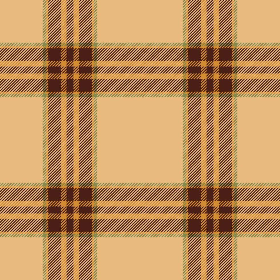 Plaid seamless pattern. Check fabric texture. Vector textile print.