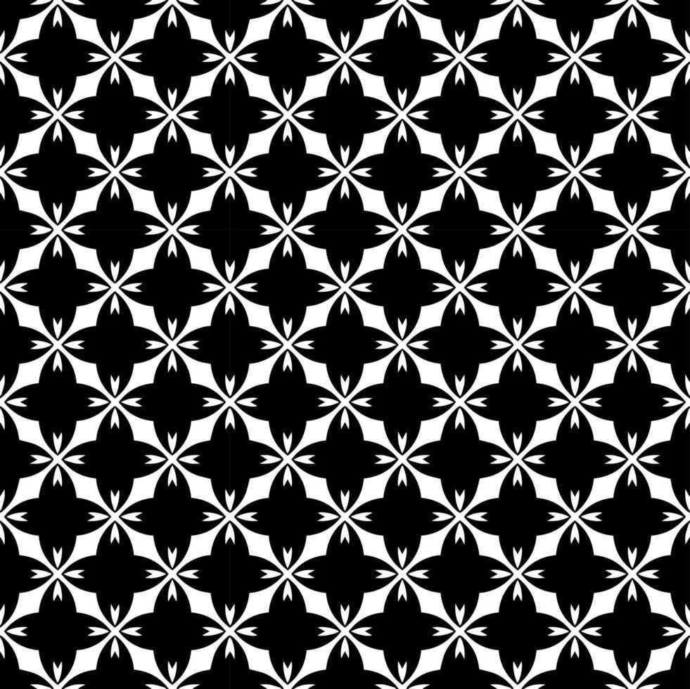 textura de patrón transparente en blanco y negro. diseño gráfico ornamental en escala de grises. adornos de mosaico. vector