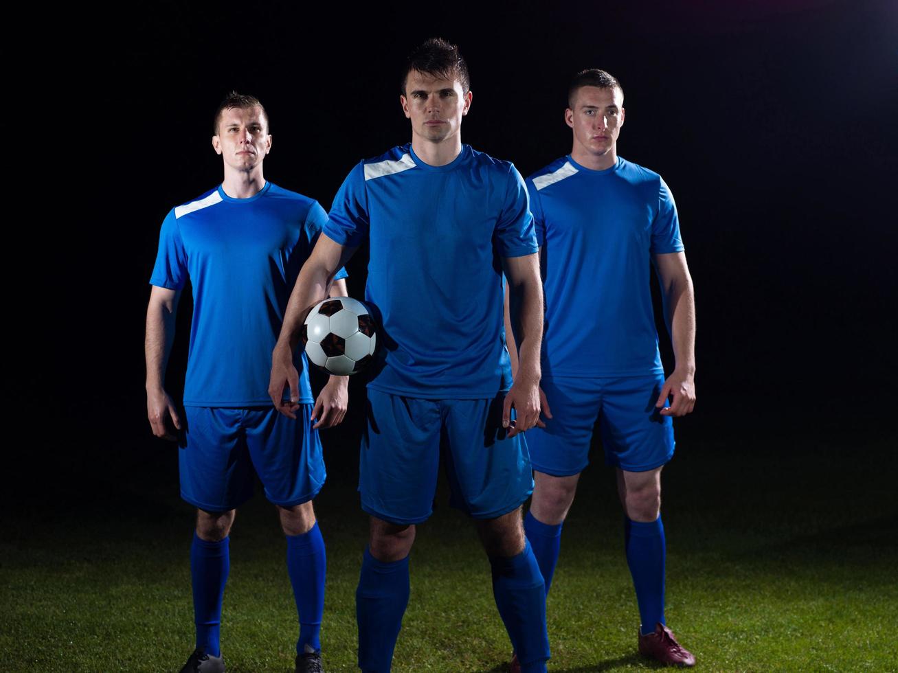 equipo de jugadores de fútbol foto