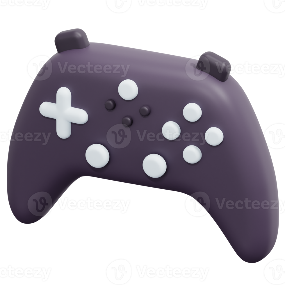 game console 3d render icon illustration png