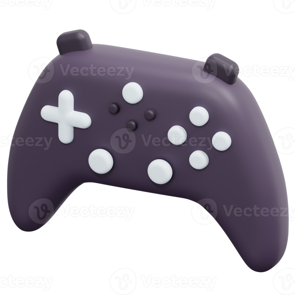 game console 3d render icon illustration png