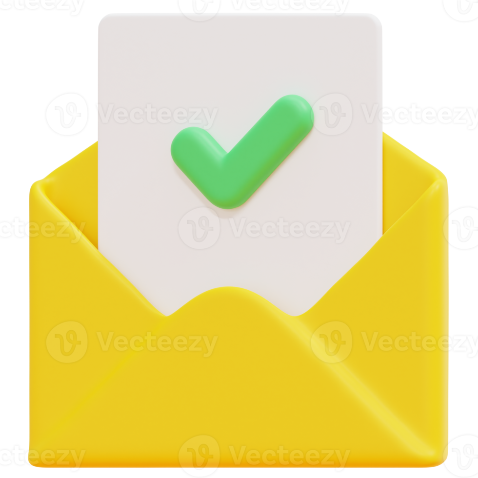 approved 3d render icon illustration png