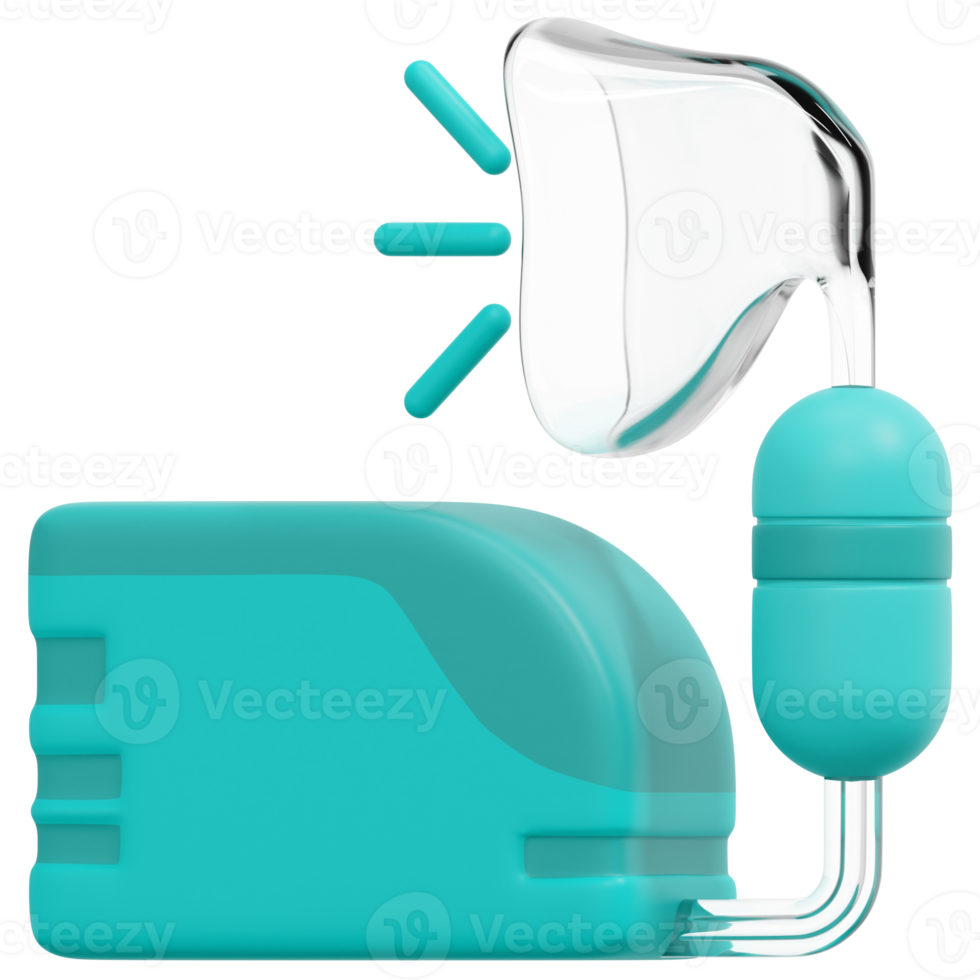 nebulizer 3d render icon illustration png