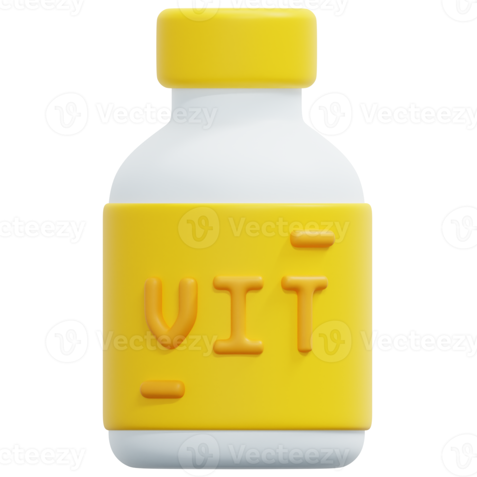 vitamin 3d-render-symbol-illustration png