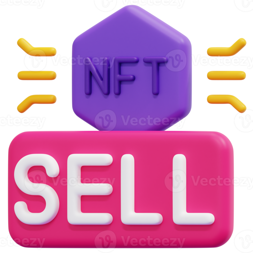 sell 3d render icon illustration png