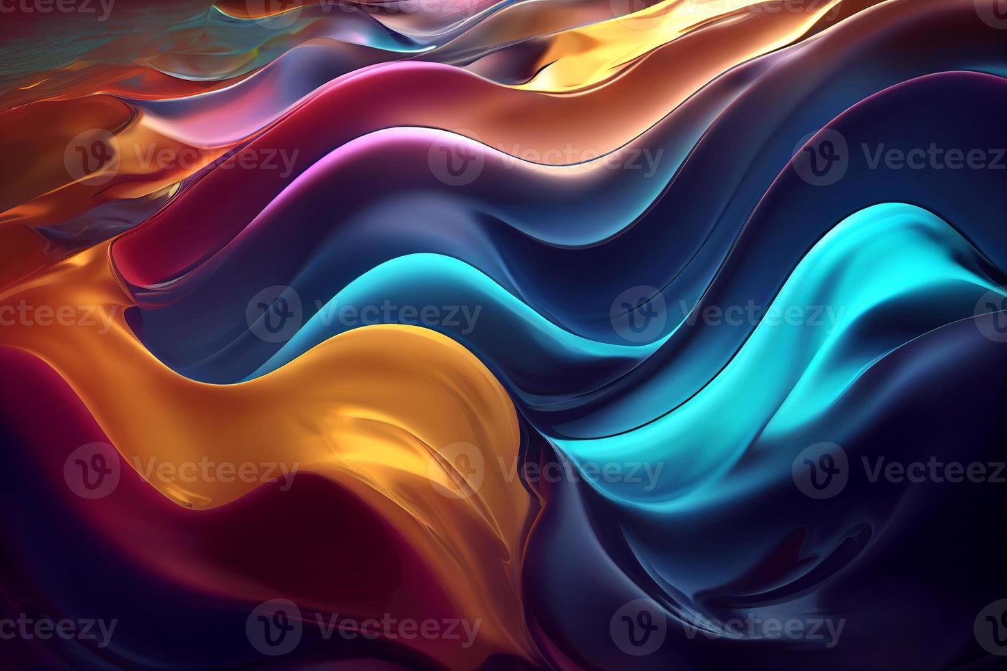 pintura abstracta arte fluido. una mezcla de colores, ondas y rizos dorados. para carteles, otros materiales impresos. renderizado 3d foto