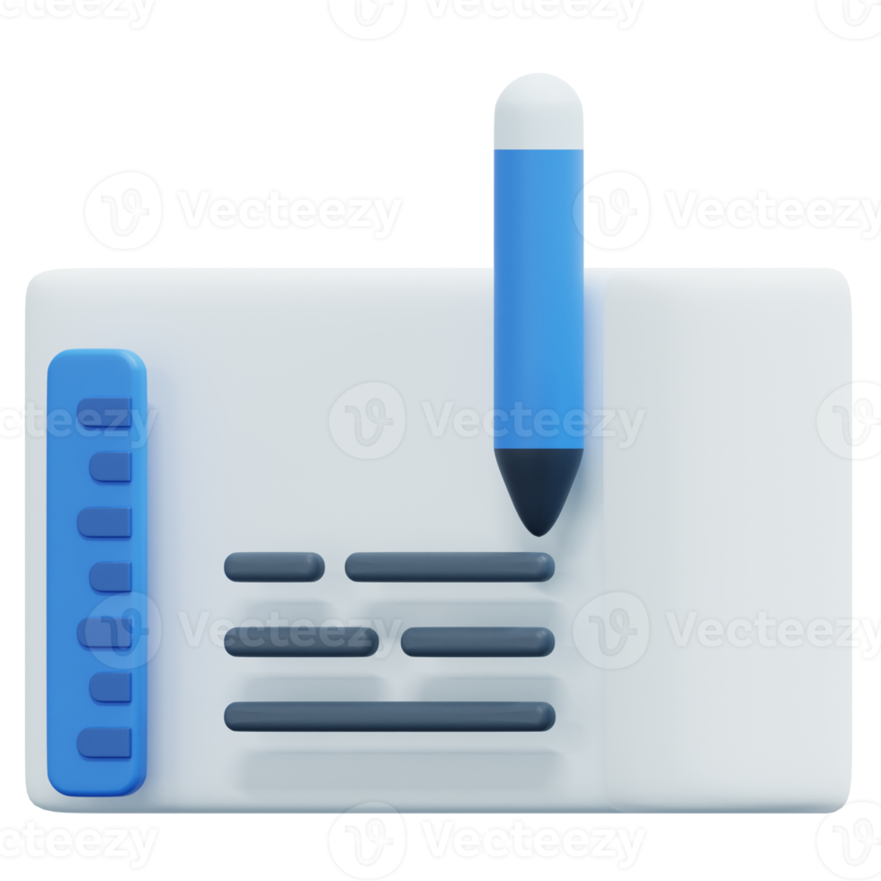 prototype 3d render icon illustration png