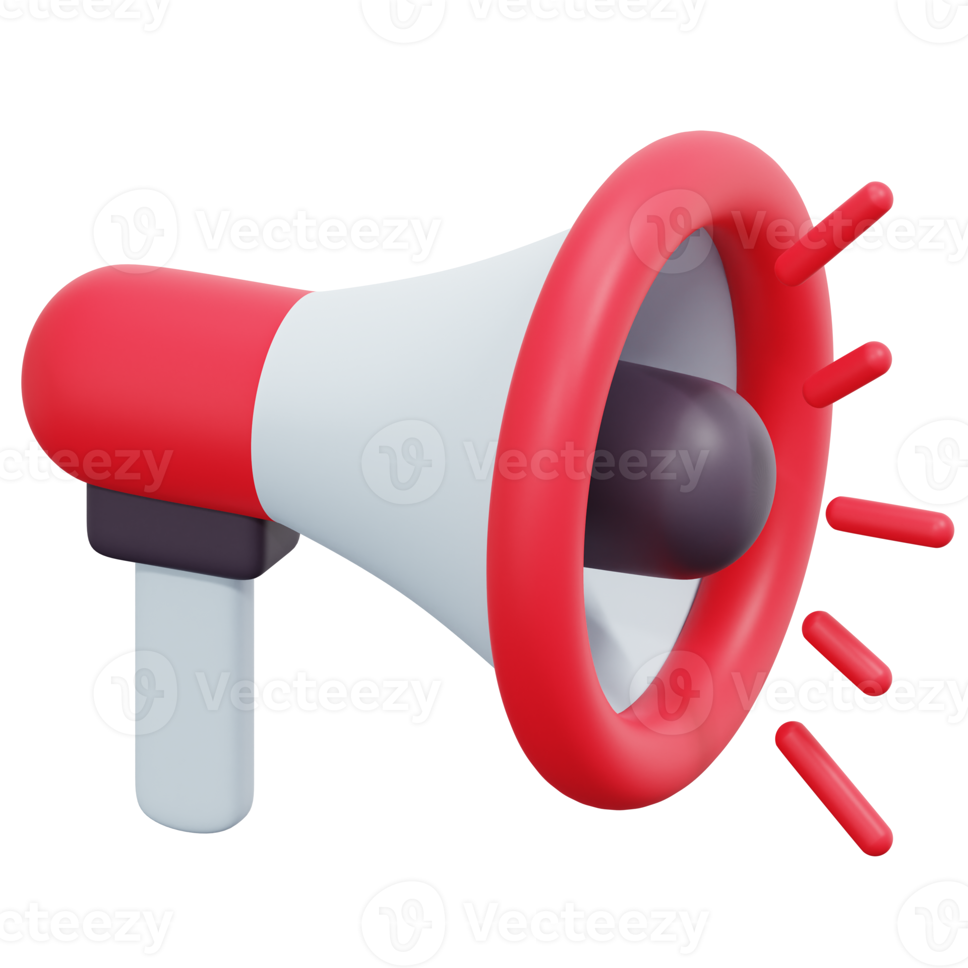 megaphone 3d render icon illustration 11629061 PNG