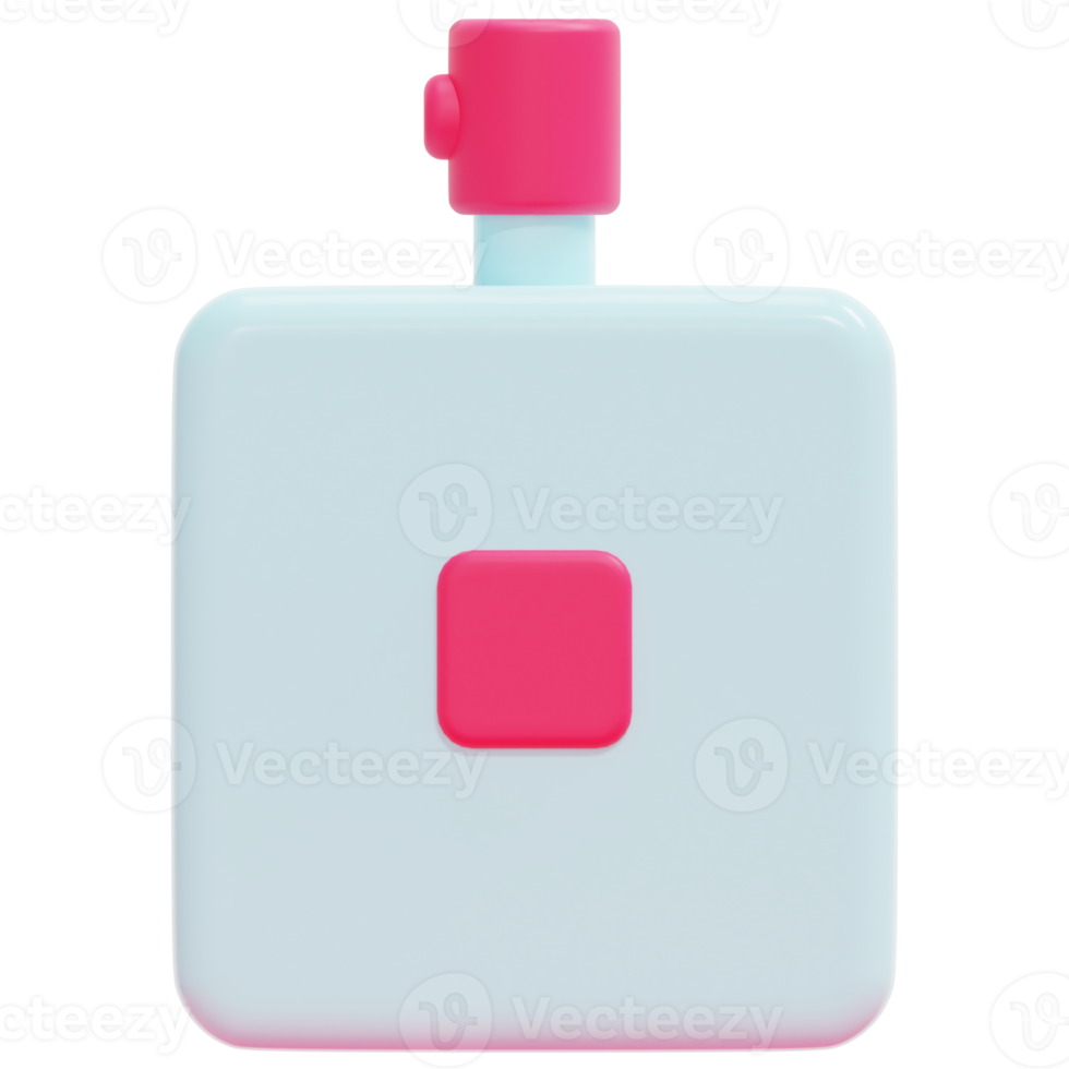fragrance 3d render icon illustration png