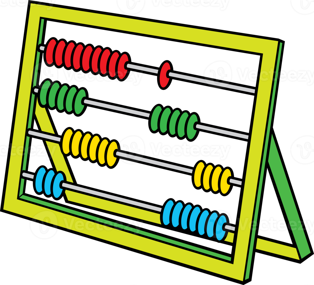 Abacus with Many Colorful Beads Illustration 11630219 PNG