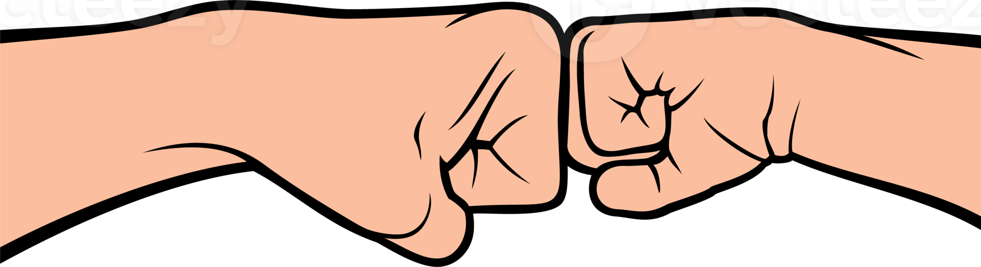 Two Fists Punching Each Other Illustration png