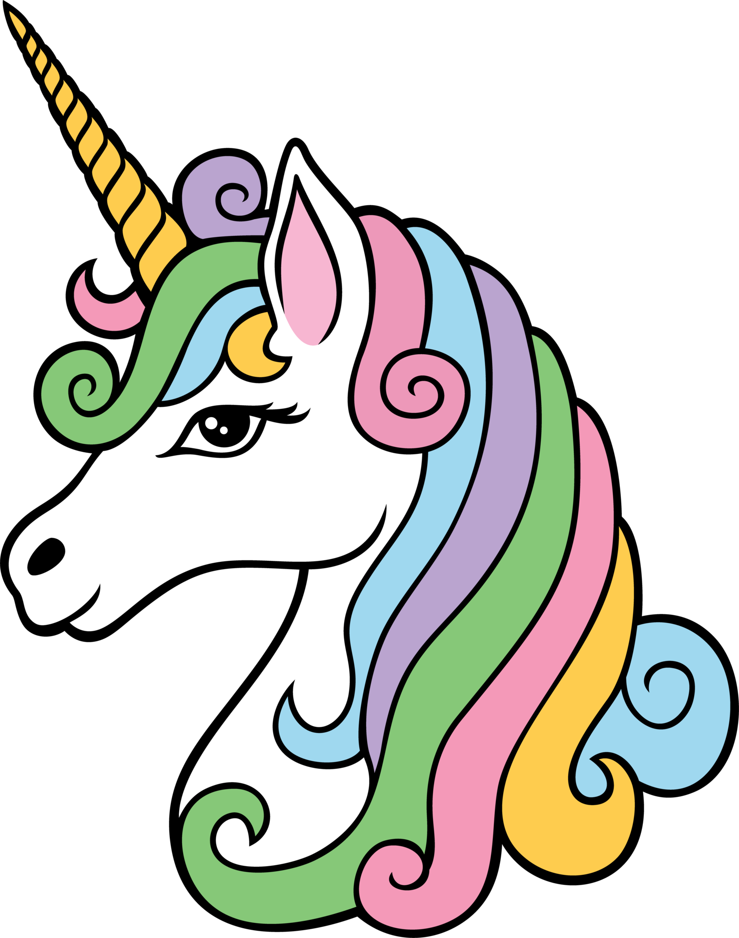 Unicorn Head Illustration 11630267 PNG