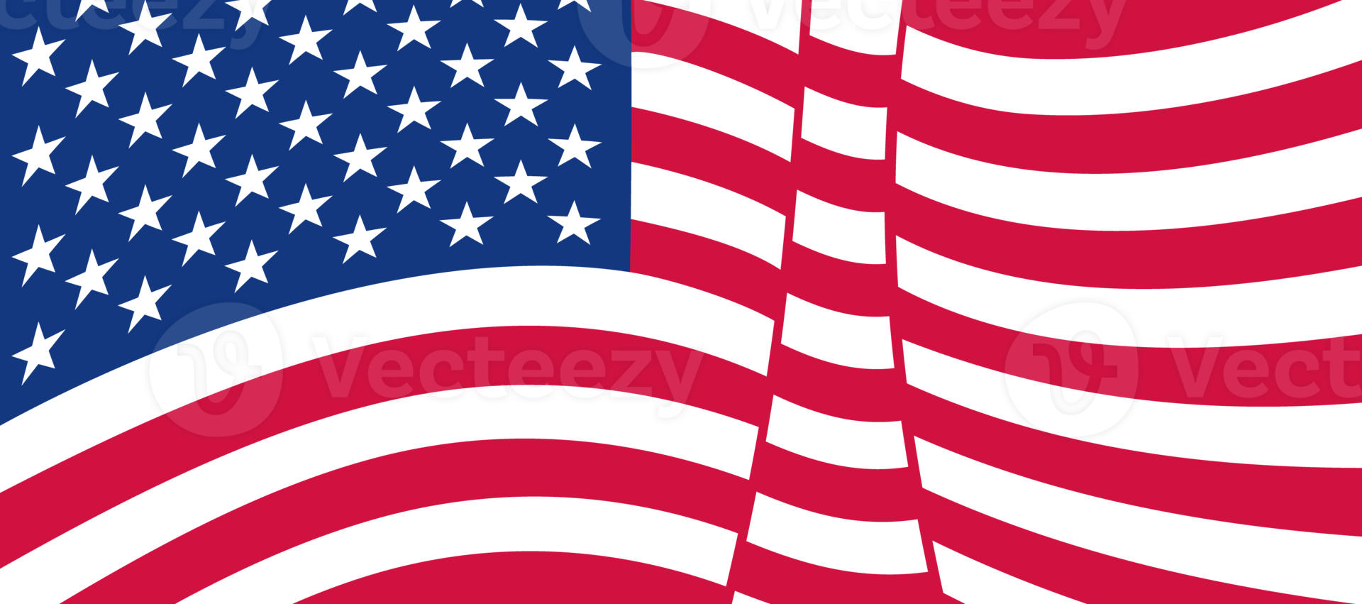 USA Flag Illustration png