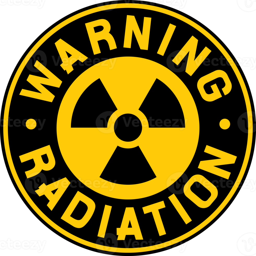 Warning Radiation Sign Illustration png